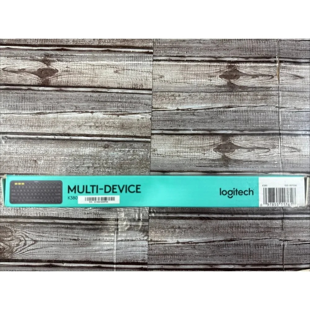 Logitech K380 Multi-Device Bluetooth Keyboard (920-007558) - Grey - Brand New